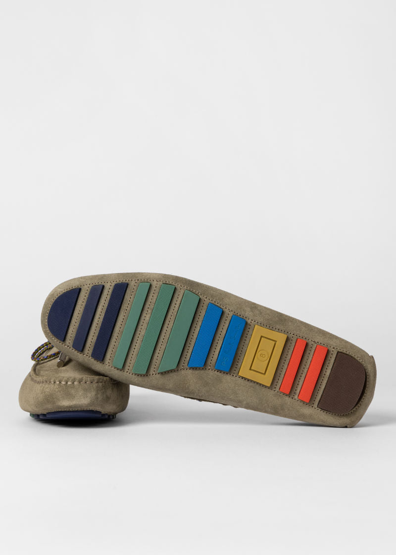 Paul Smith Springfield light green suede leather