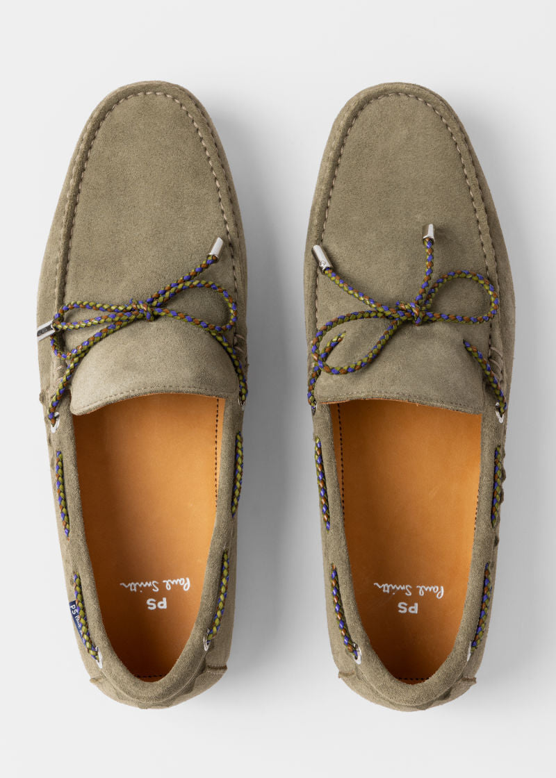 Paul Smith Springfield light green suede leather