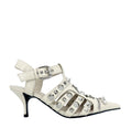 Jeffrey Campbell Rocked beige crinkle silver
