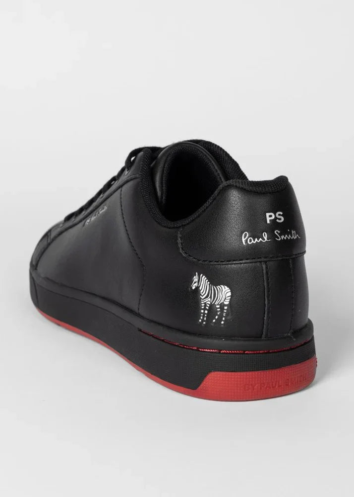Paul Smith Albany Black leather red sole