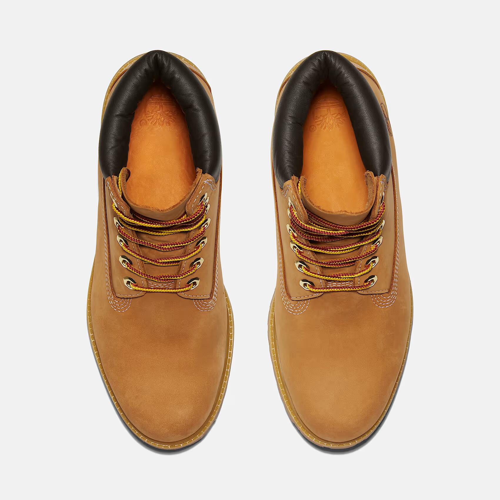 Timberland® Premium 6 inch lace up waterproof boot wheat