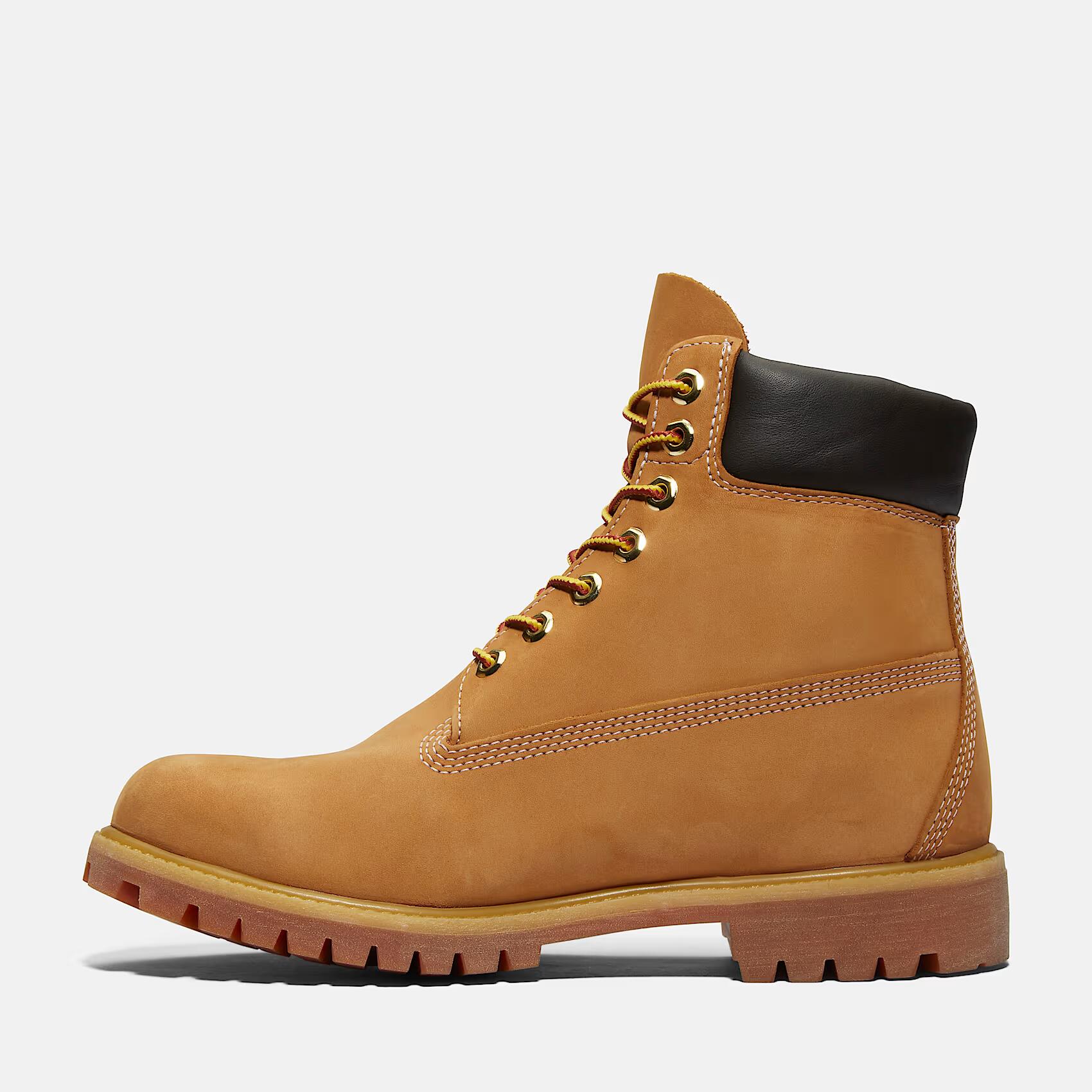 Timberland® Premium 6 inch lace up waterproof boot wheat