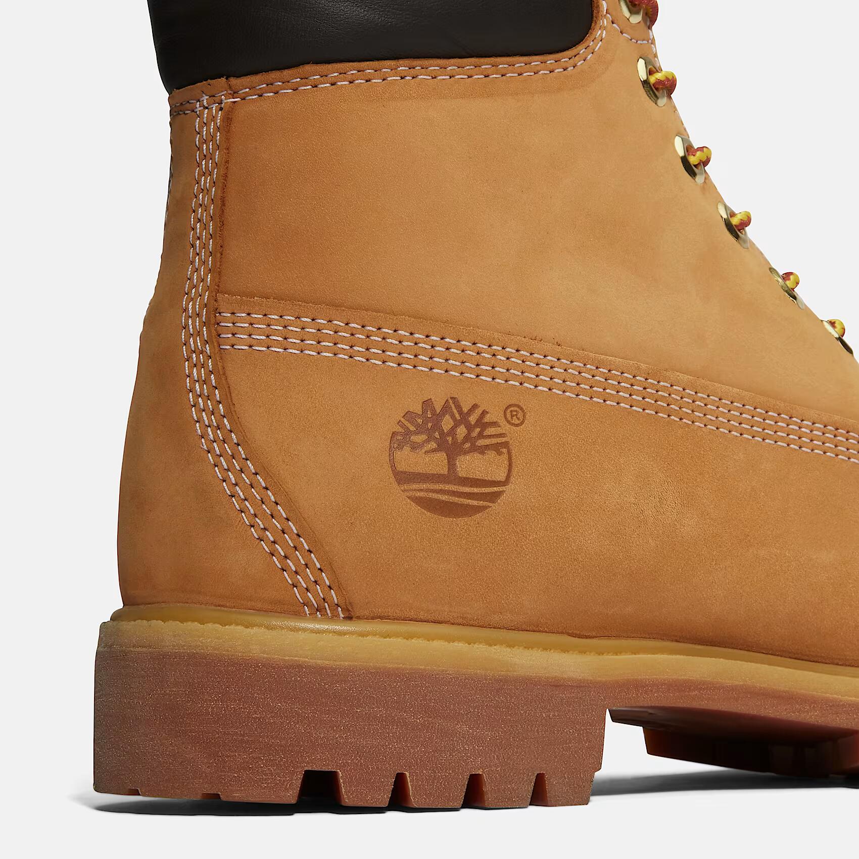 Timberland® Premium 6 inch lace up waterproof boot wheat