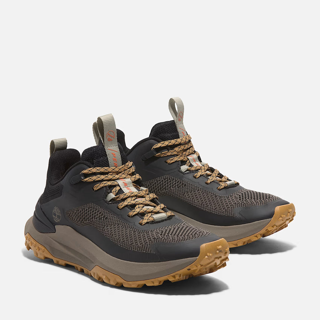 Timberland Motion access low lace up sneaker medium brown knit