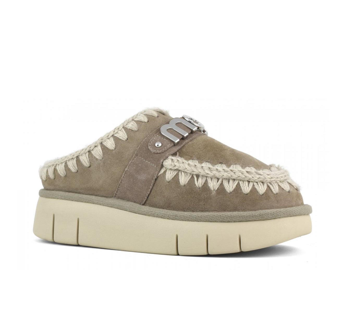 Mou Bounce clog metal logo elgry