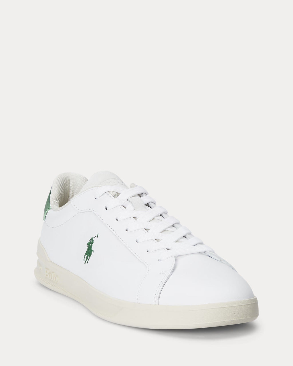 Polo Ralph Lauren Sneaker Heritage Court II in cuoio nappa