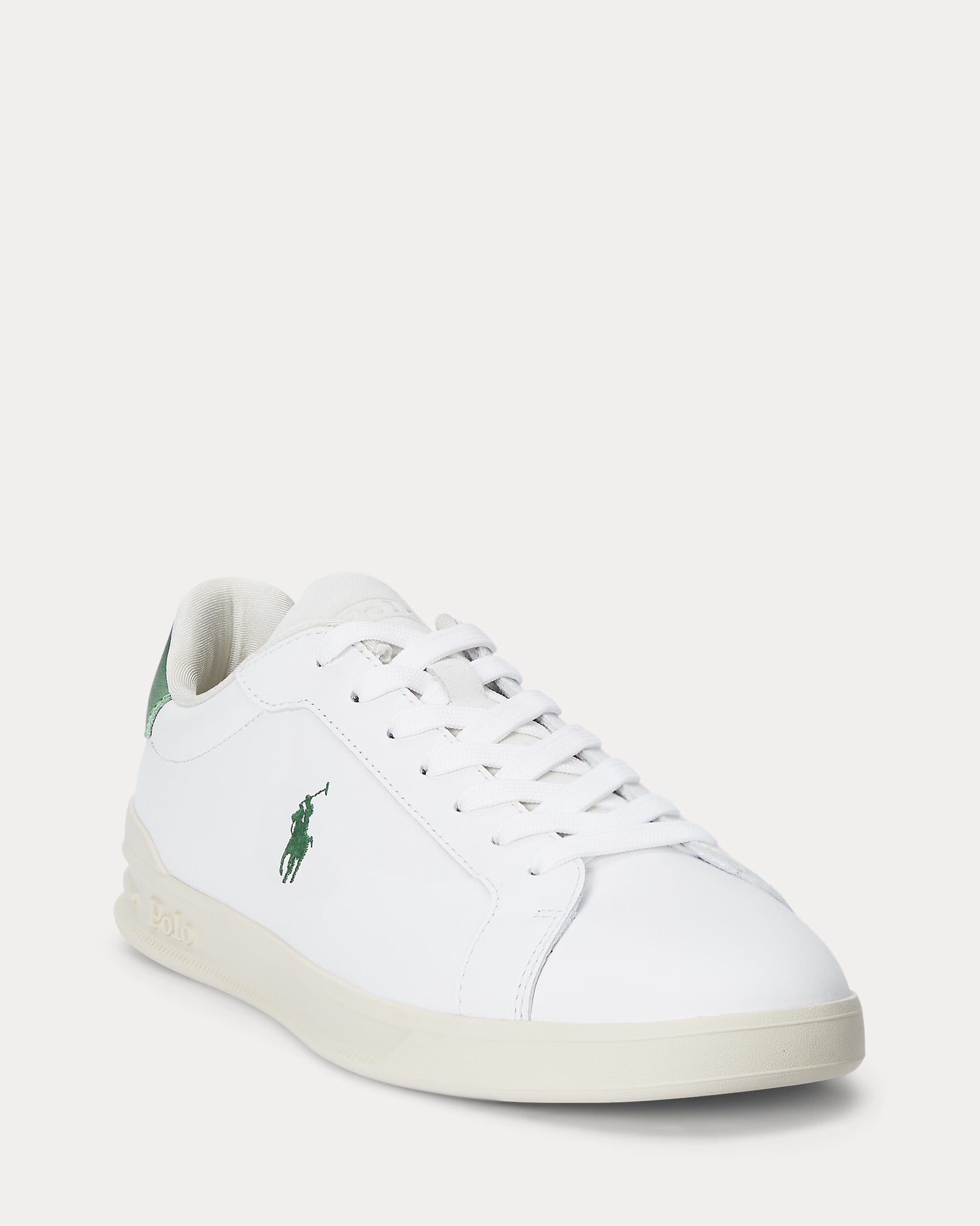 Polo Ralph Lauren Sneaker Heritage Court II in cuoio nappa