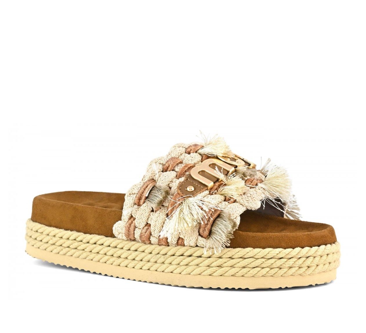 Mou Monoband rope sandal fringes MU.SW451008k