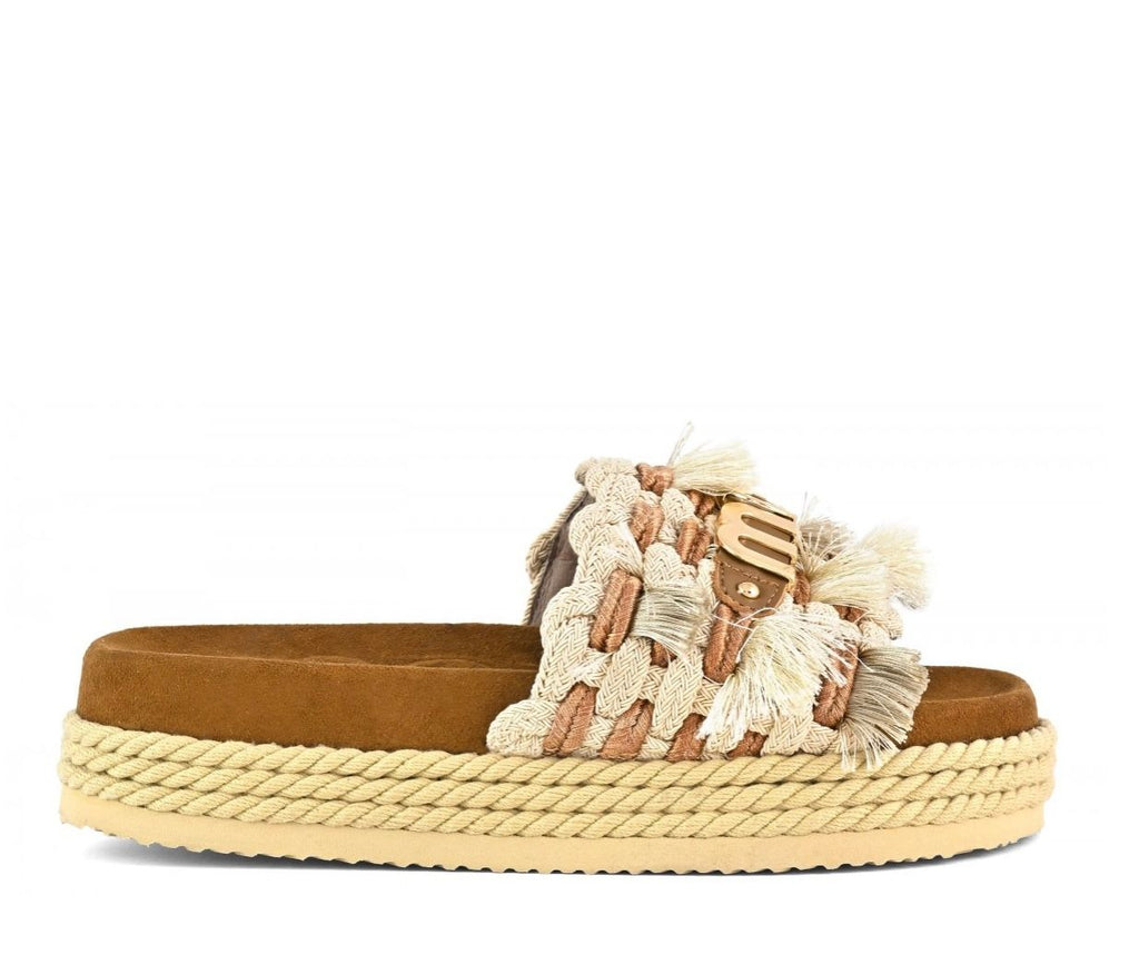 Mou Monoband rope sandal fringes MU.SW451008k