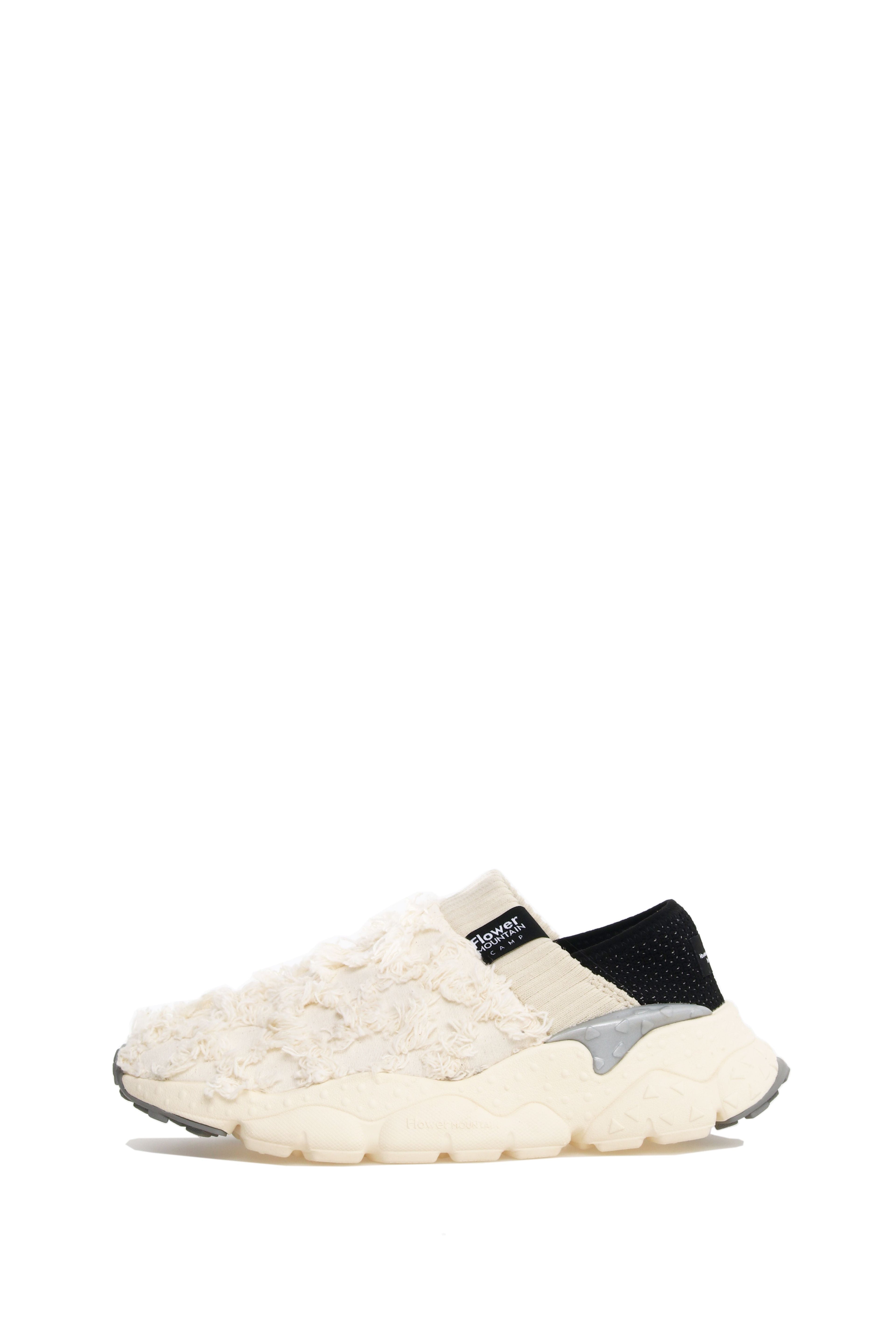 Flower Mountain Camp Uni canvas fringed white-beige