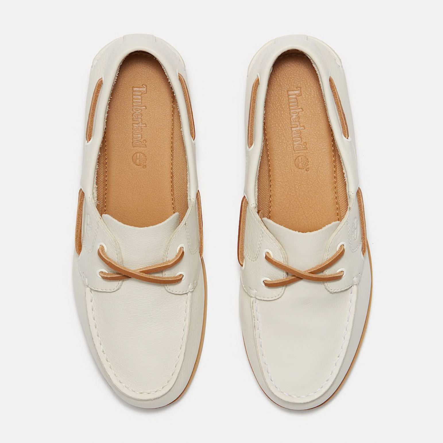 Timberland classic boat shoe natural full grain