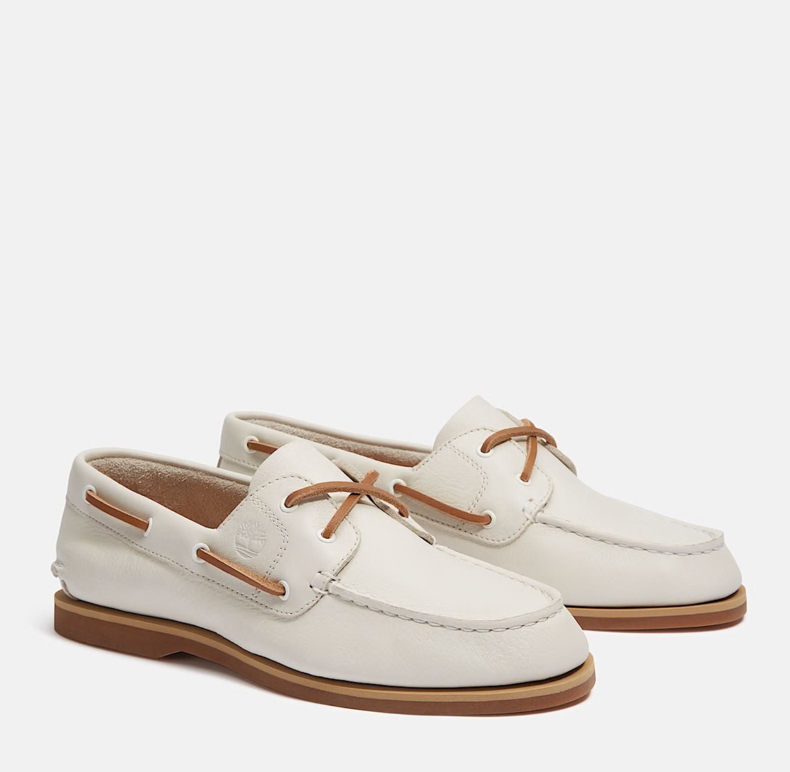 Timberland classic boat shoe natural full grain