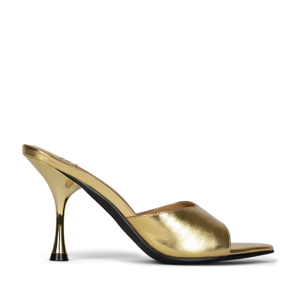Jeffrey Campbell Agent gold crinkle metallic