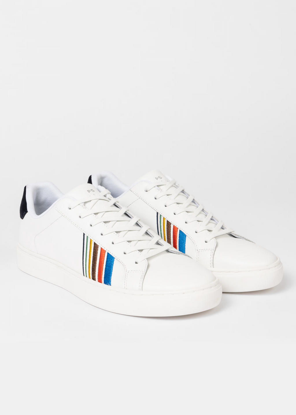 Paul Smith Rex white embroidery