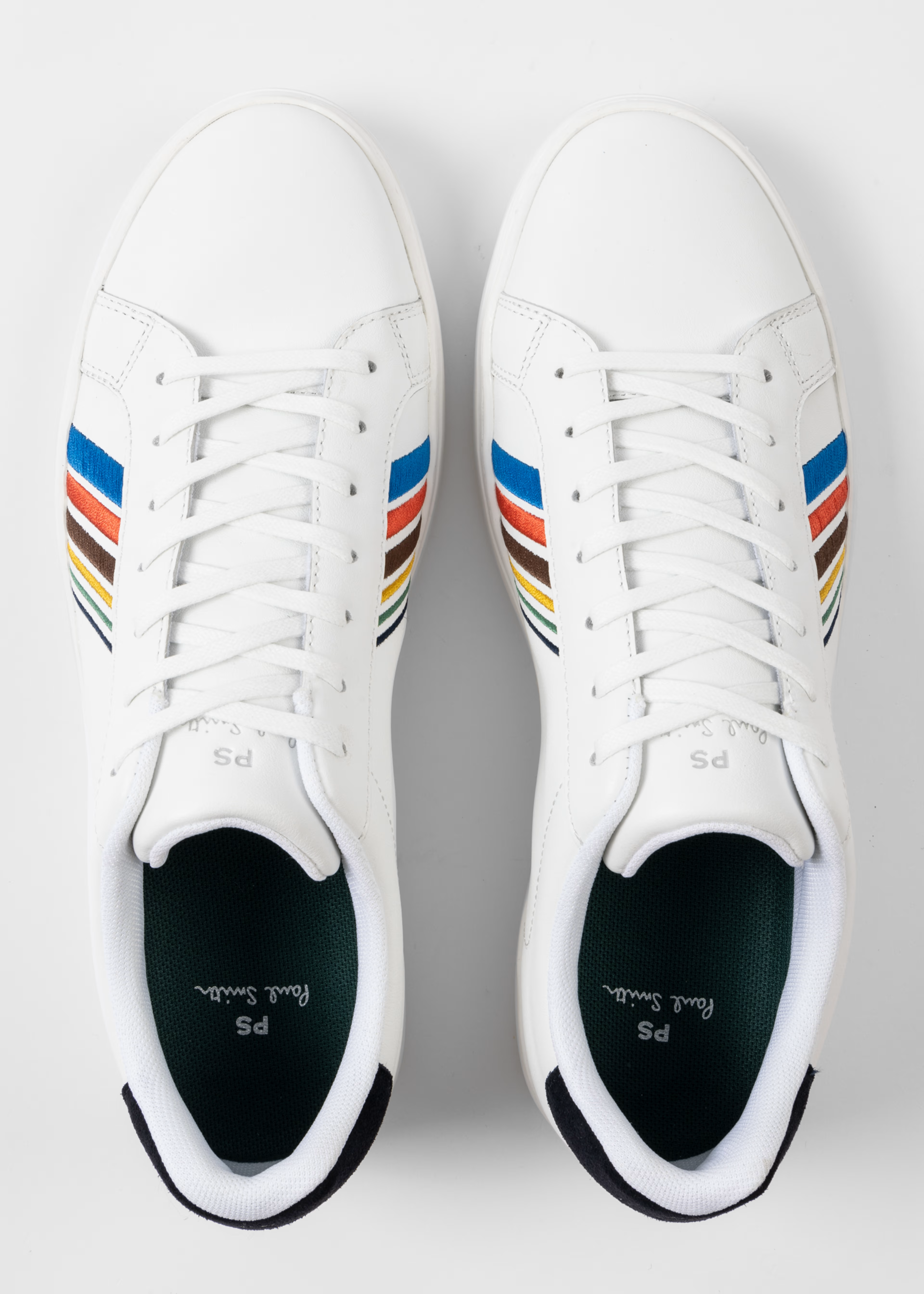 Paul Smith Rex white embroidery