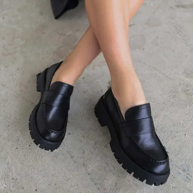 Windsor Smith Tricks Black leather