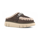 Mou Bounce Clog metal logo Mocha