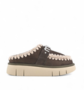 Mou Bounce Clog metal logo Mocha