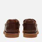 Timberland Crafted boat boat  shoe medium brown full grain