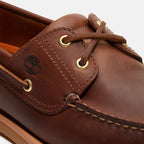 Timberland Crafted boat boat  shoe medium brown full grain