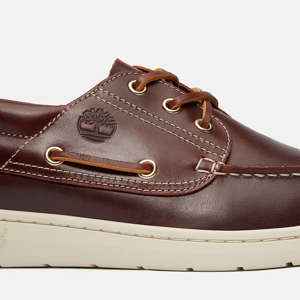 Timberland Portofino Pier boat shoe burgundy full grain