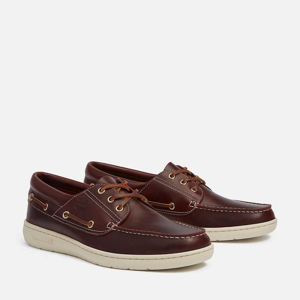 Timberland Portofino Pier boat shoe burgundy full grain