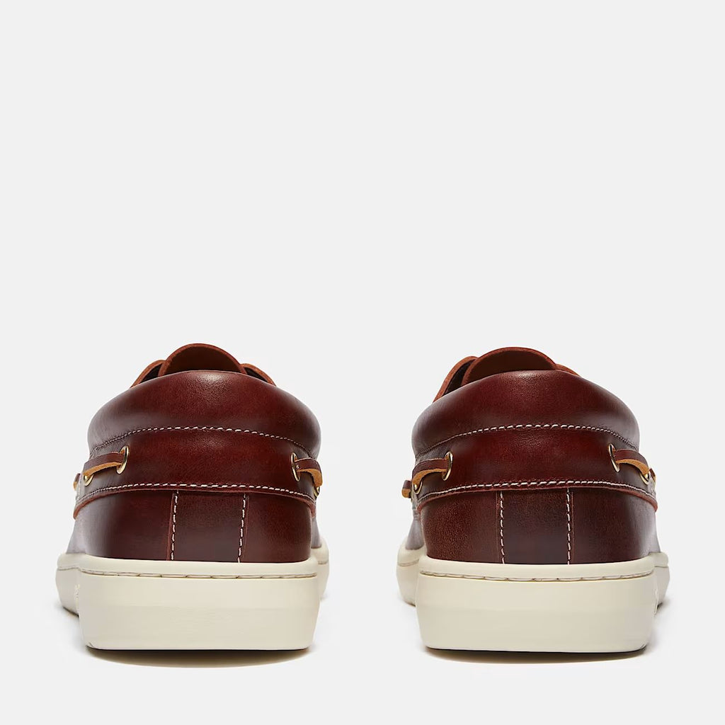Timberland Portofino Pier boat shoe burgundy full grain