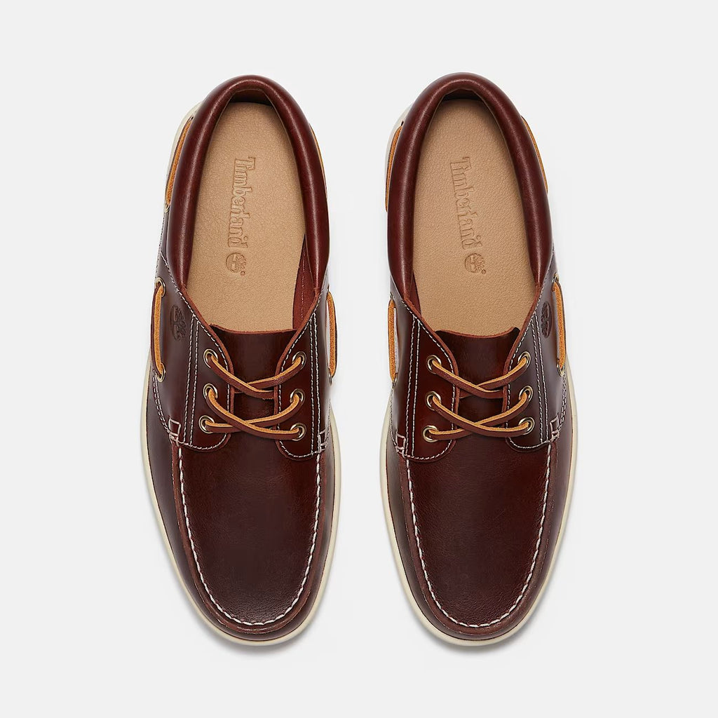 Timberland Portofino Pier boat shoe burgundy full grain