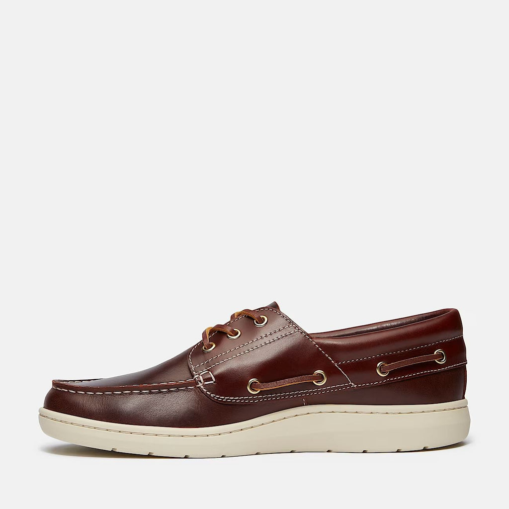 Timberland Portofino Pier boat shoe burgundy full grain