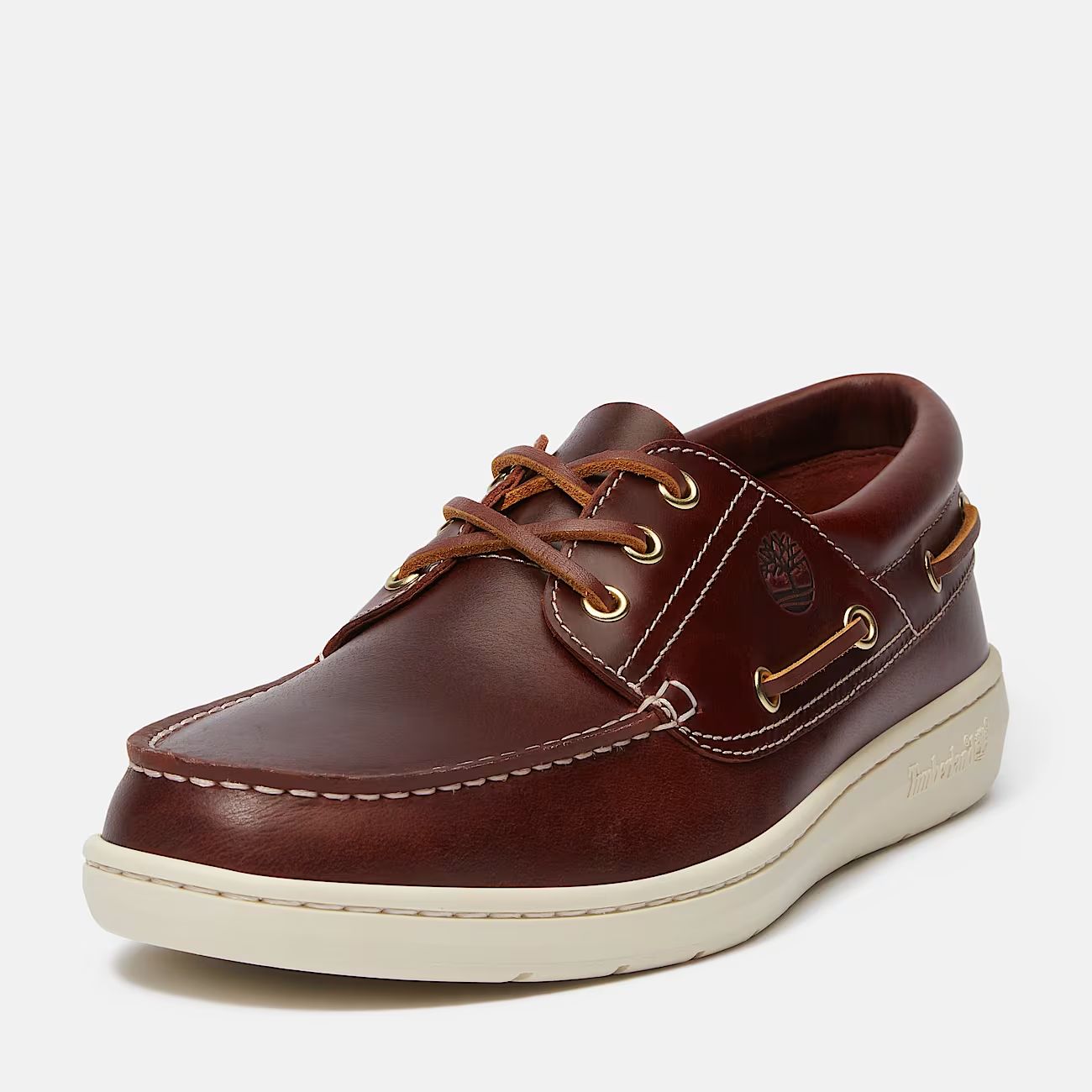 Timberland Portofino Pier boat shoe burgundy full grain