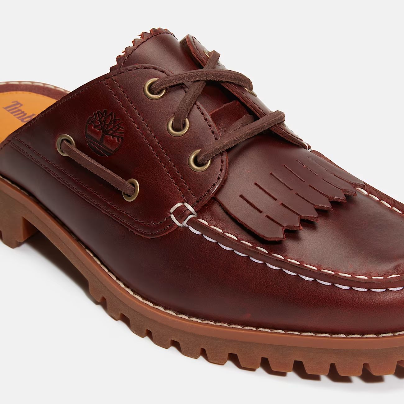 Timberland Authentic mule shoe burgundy full grain