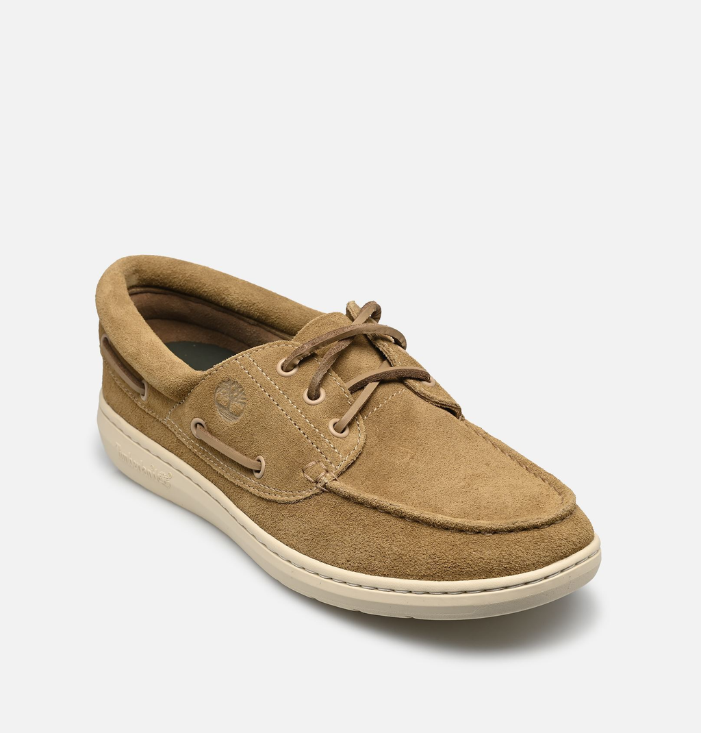 Timberland Portofino pier boat shoe medium beige suede