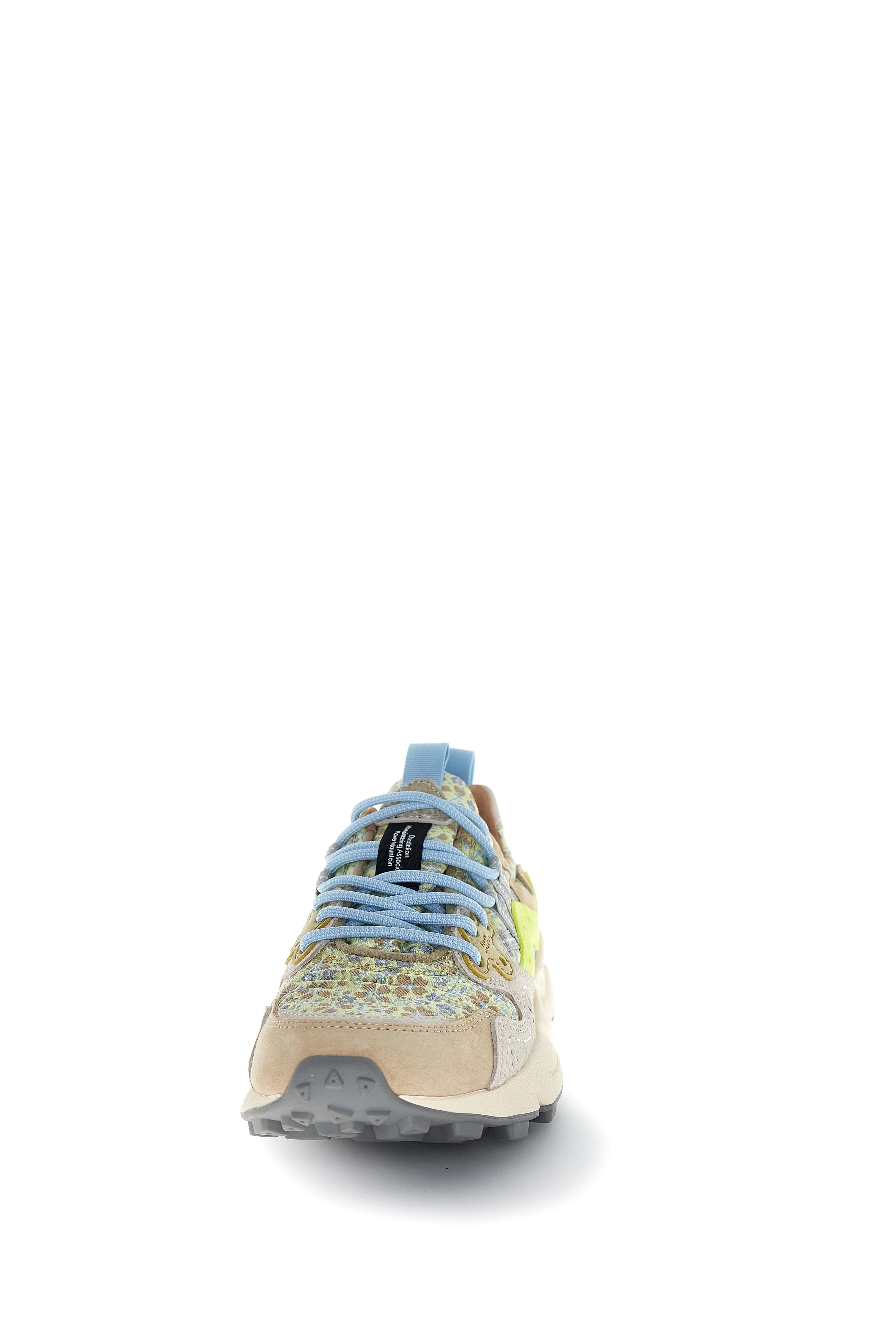 Flower Mountain Yamano 3 woman cream - white - yellow fluo