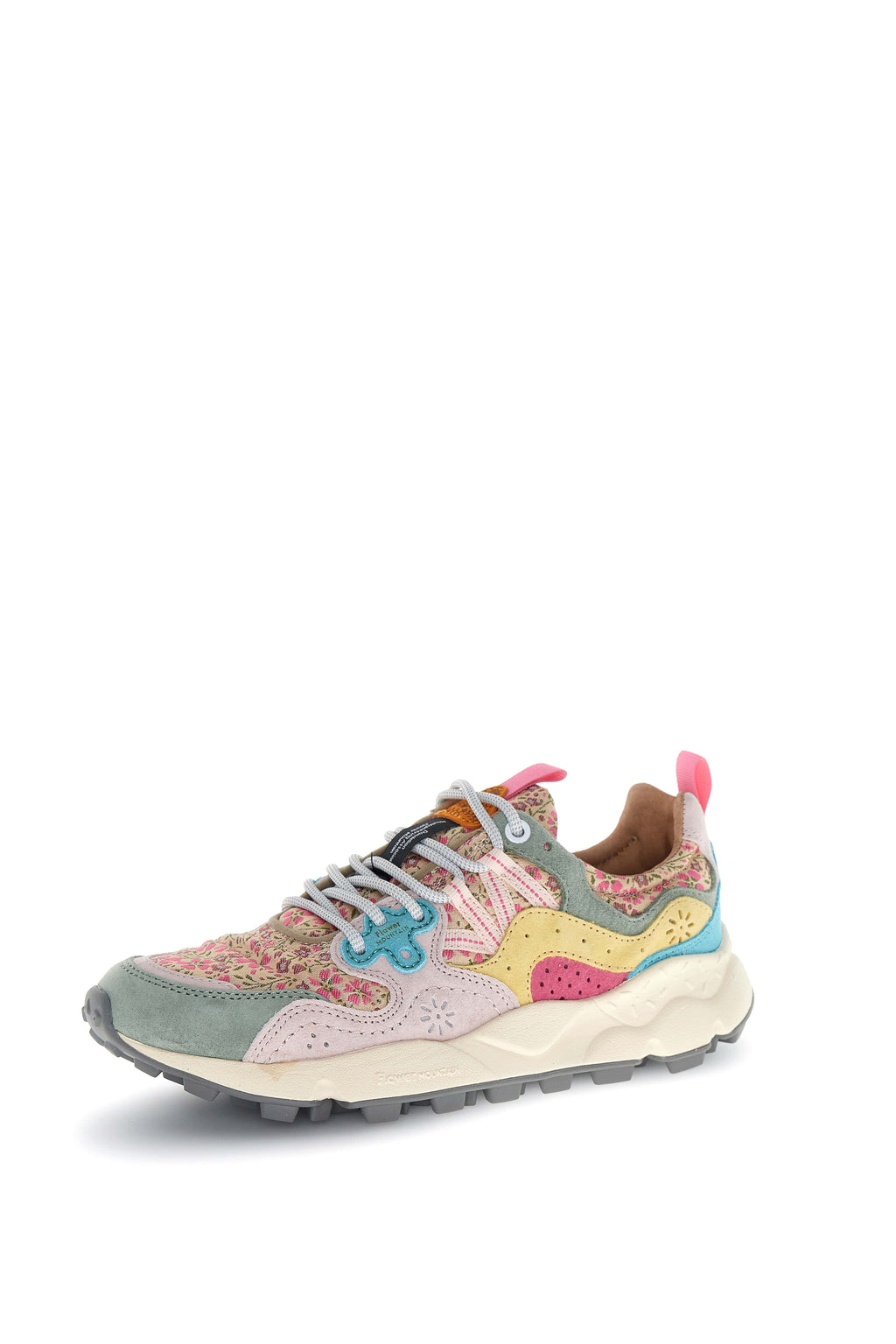 Flower Mountain Yamano 3 woman sage-pink-yellow