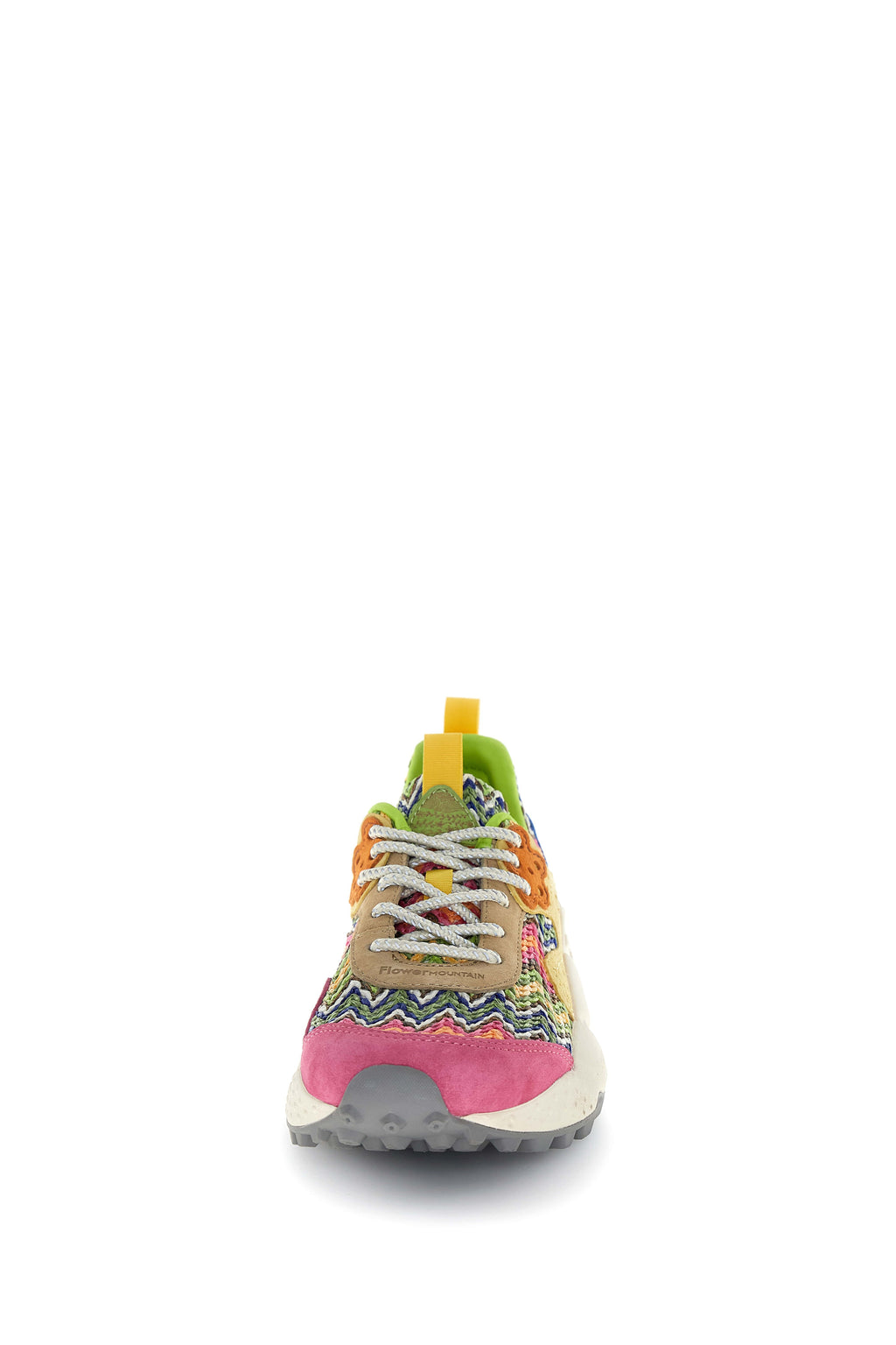 Flower Mountain Kotetsu woman fuchsia -azure-yellow