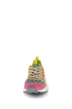 Flower Mountain Kotetsu woman fuchsia -azure-yellow