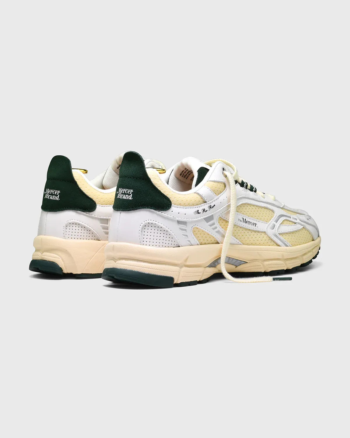 The Mercer brand The Re-Run Vintage nappa white/green
