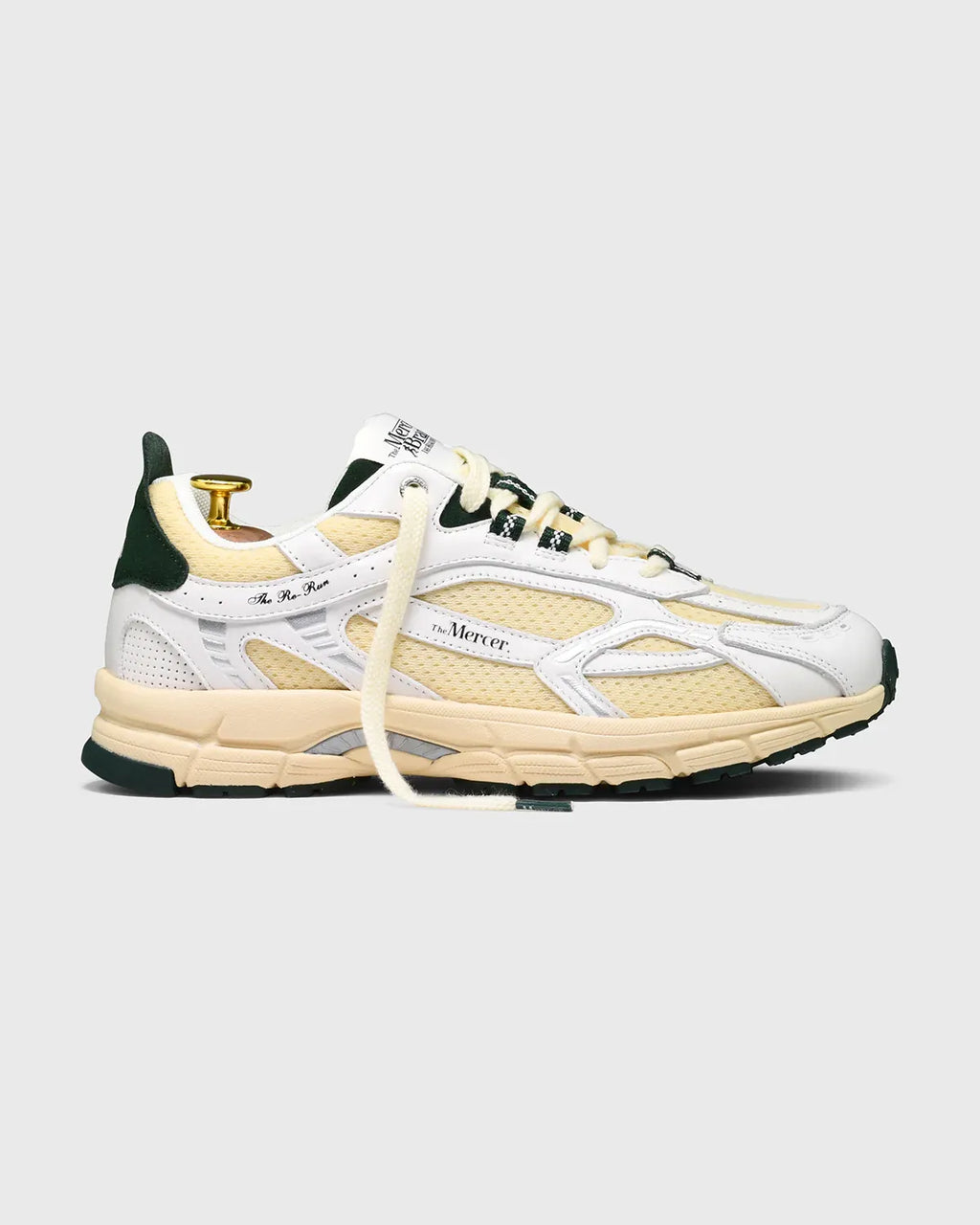 The Mercer brand The Re-Run Vintage nappa white/green