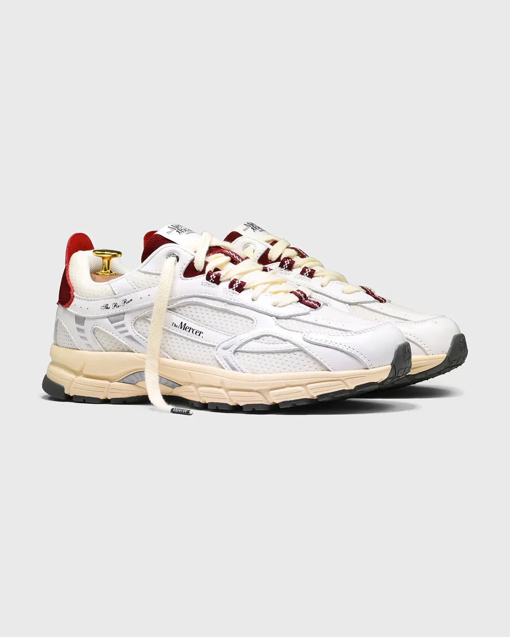 The Mercer brand The Re-Run Vintage nappa white/red