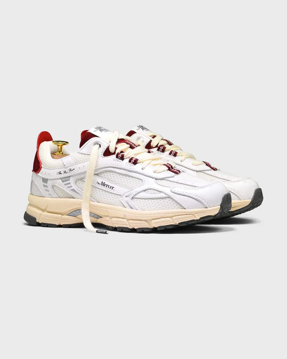 The Mercer brand The Re-Run Vintage nappa white/red
