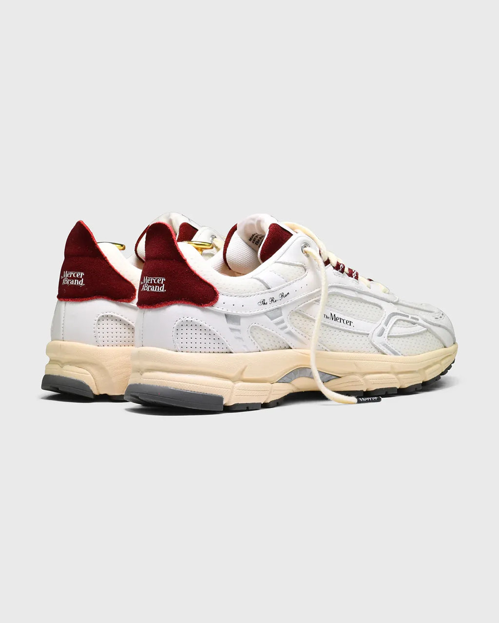The Mercer brand The Re-Run Vintage nappa white/red