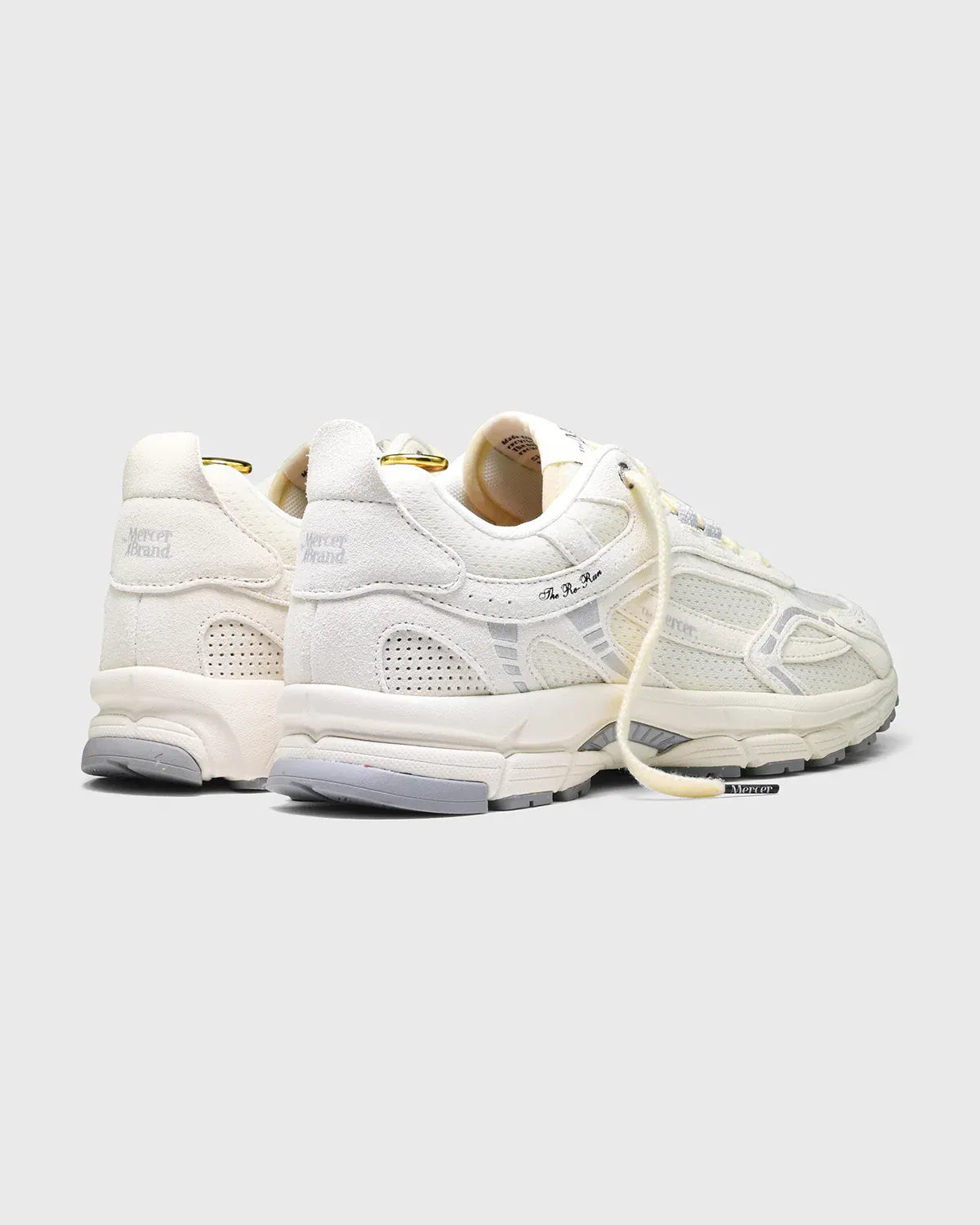 The Mercer brand The Re-run Vintage suede off white