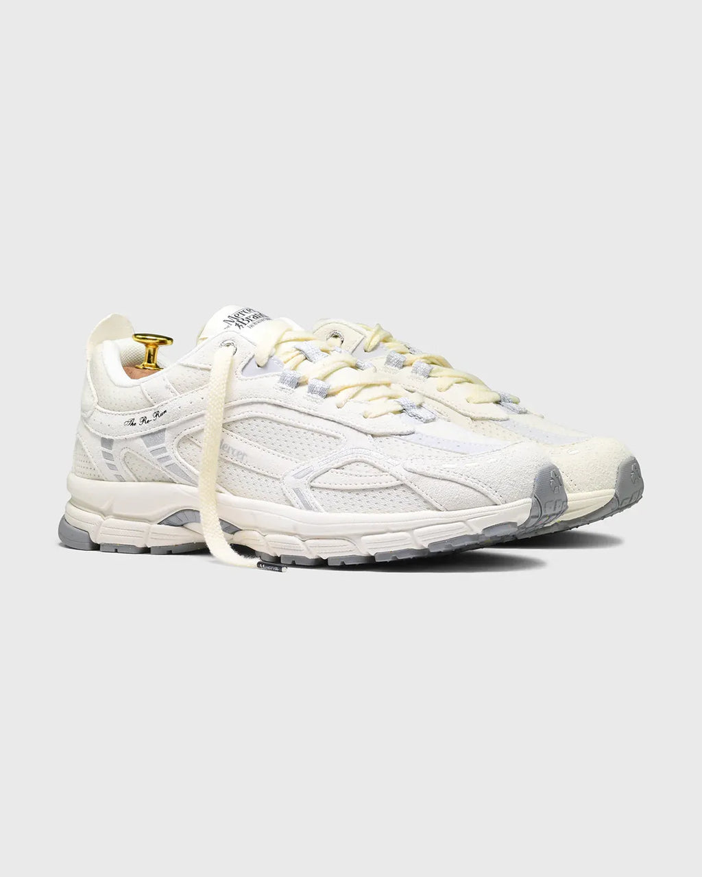The Mercer brand The Re-run Vintage suede off white