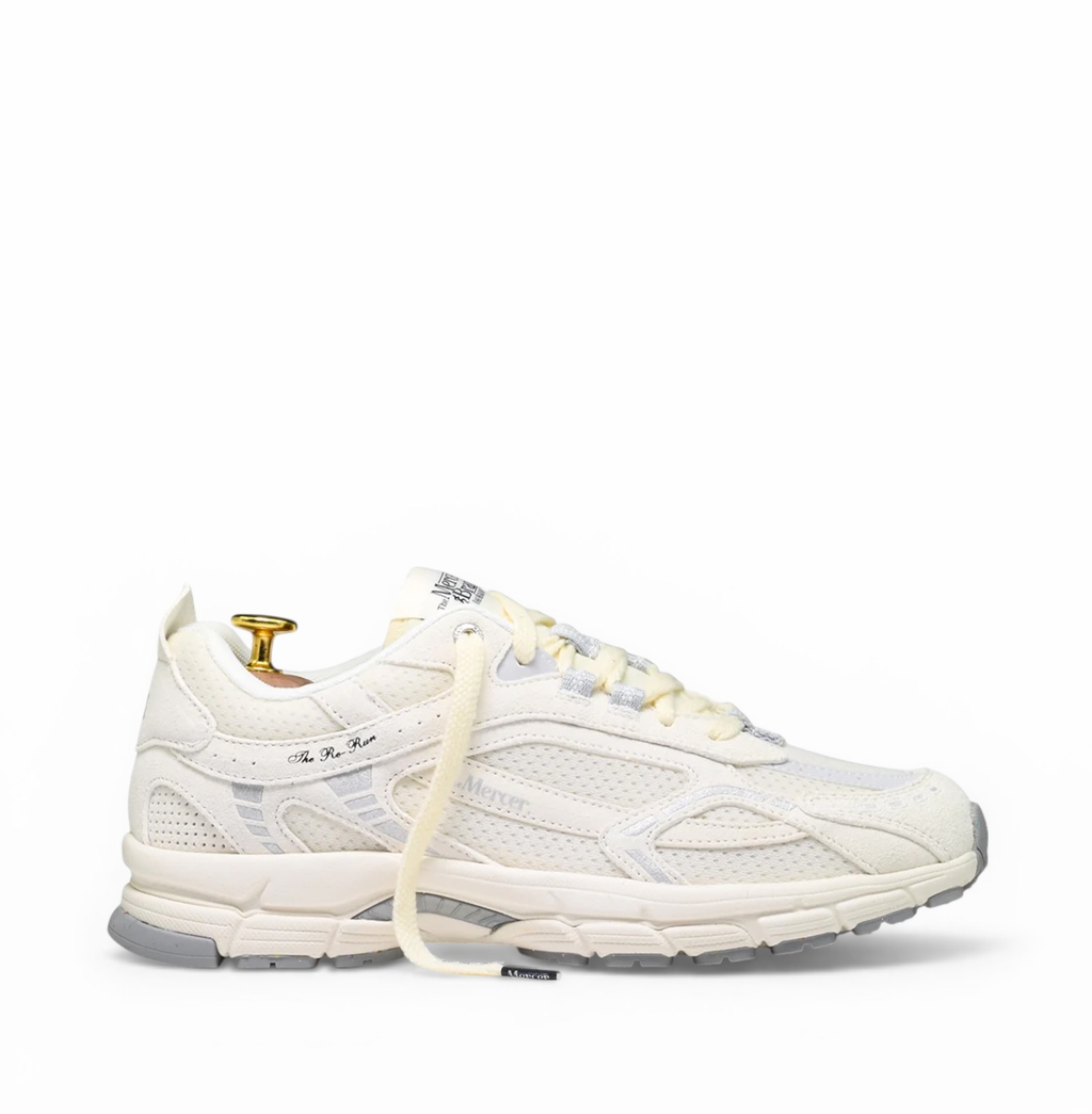 The Mercer brand The Re-run Vintage suede off white