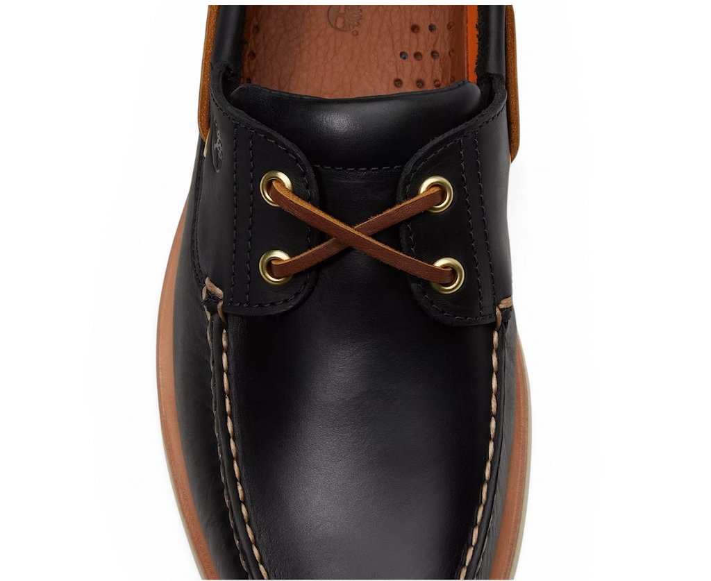 Timberland Crafted boat boat shoe navy full grain