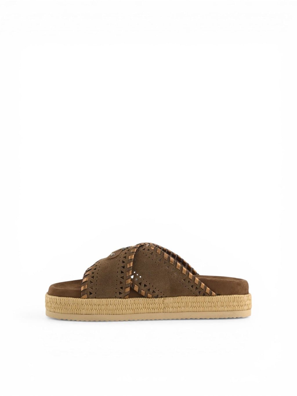 Mou Criss-cross sandal metal stitching MU.SW451013A