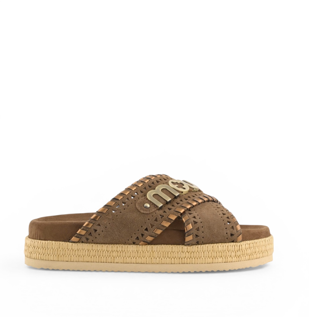 Mou Criss-cross sandal metal stitching MU.SW451013A