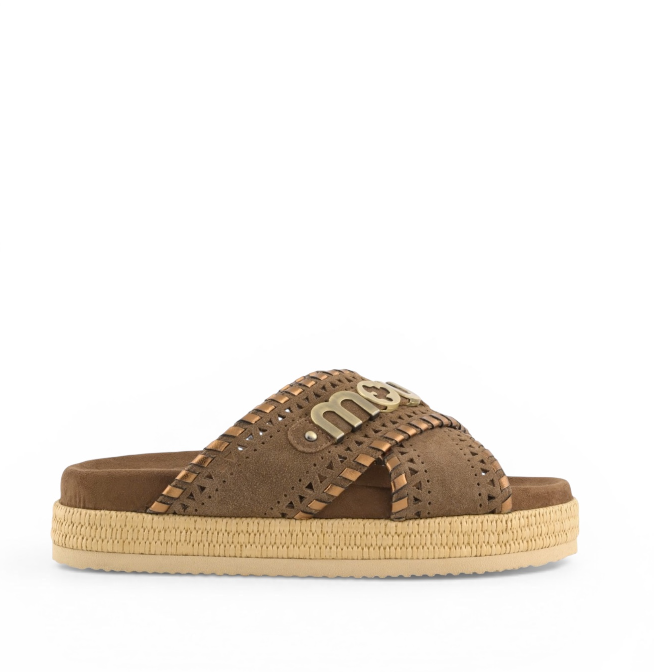 Mou Criss-cross sandal metal stitching MU.SW451013A