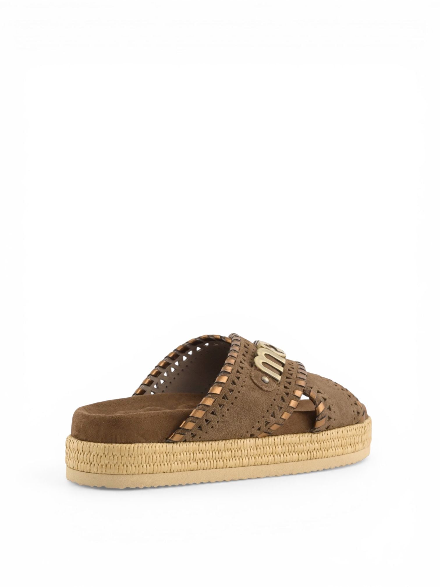 Mou Criss-cross sandal metal stitching MU.SW451013A