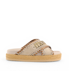 Mou Criss-cross sandal metal stitching MU.SW451013A CHLK